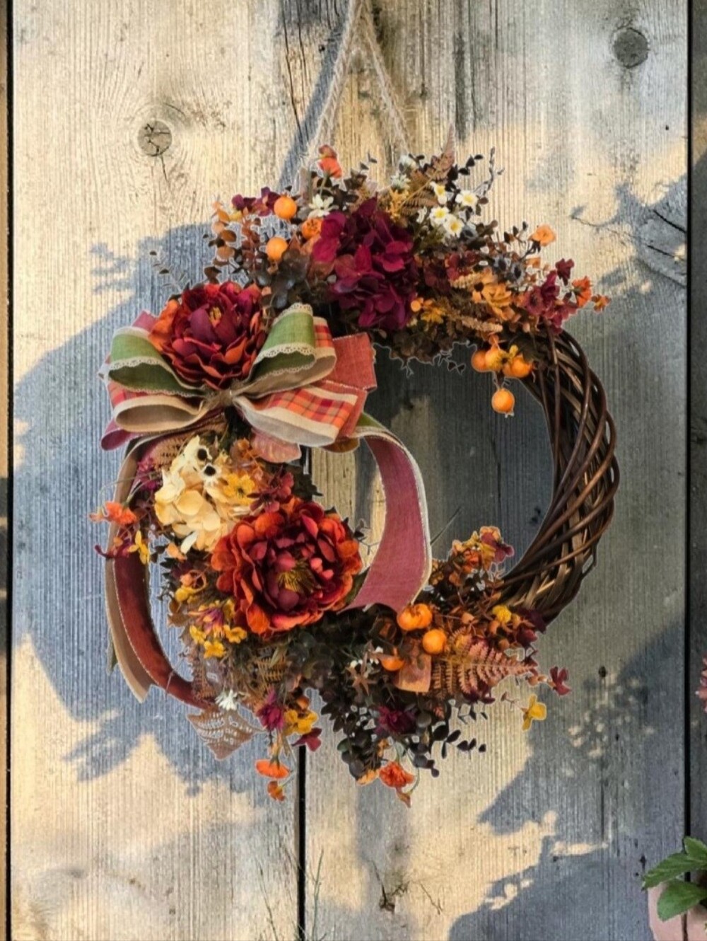 Deluxe Fall Floral wreath